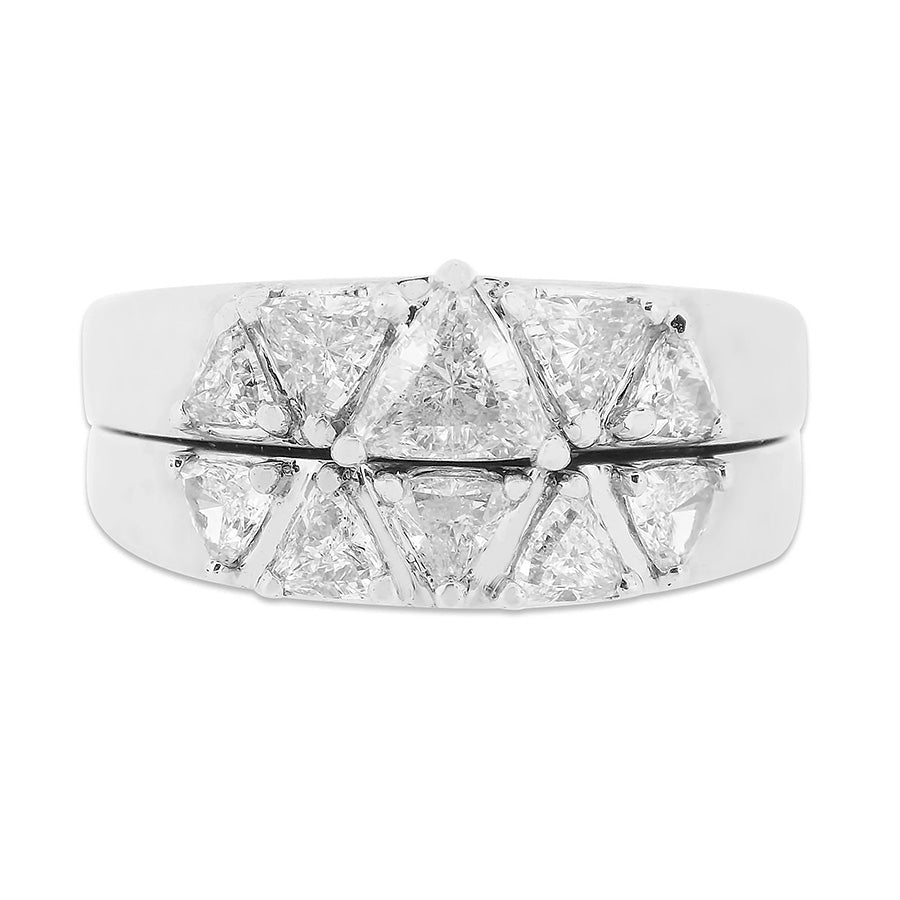 Custom Triangle Cut Engagement Ring