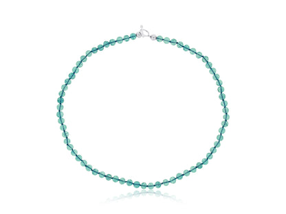 Aquamarine Beaded Necklace