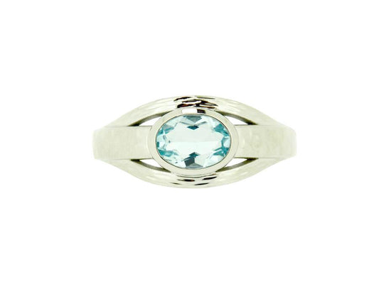 Aquamarine Birthstone Ring