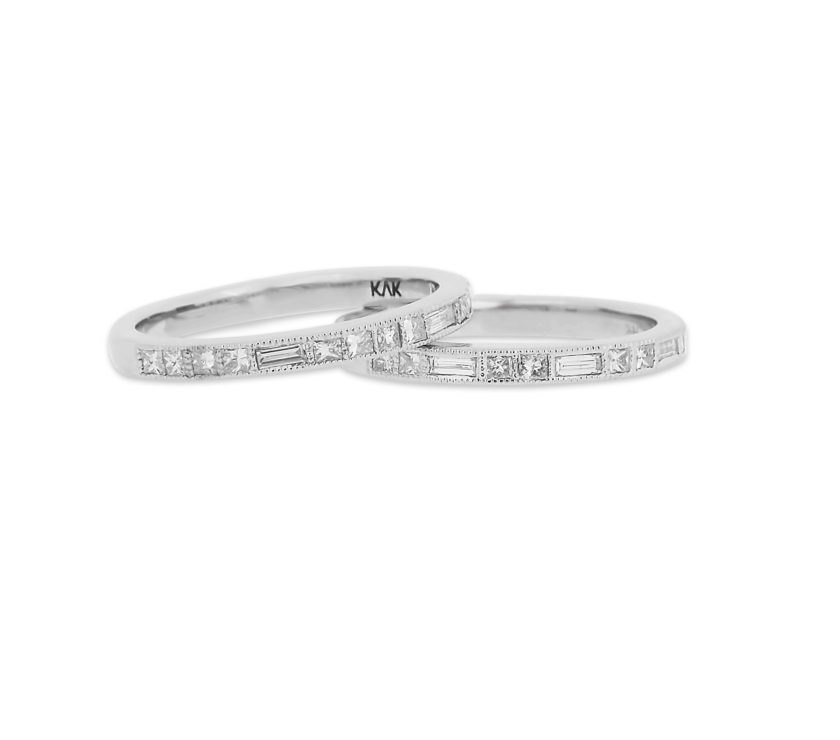 Dubble Dia Rings Delicate Double Diamond Rings – The Jewelers Vault