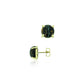 Black Fossilized Woolly Mammoth Studs