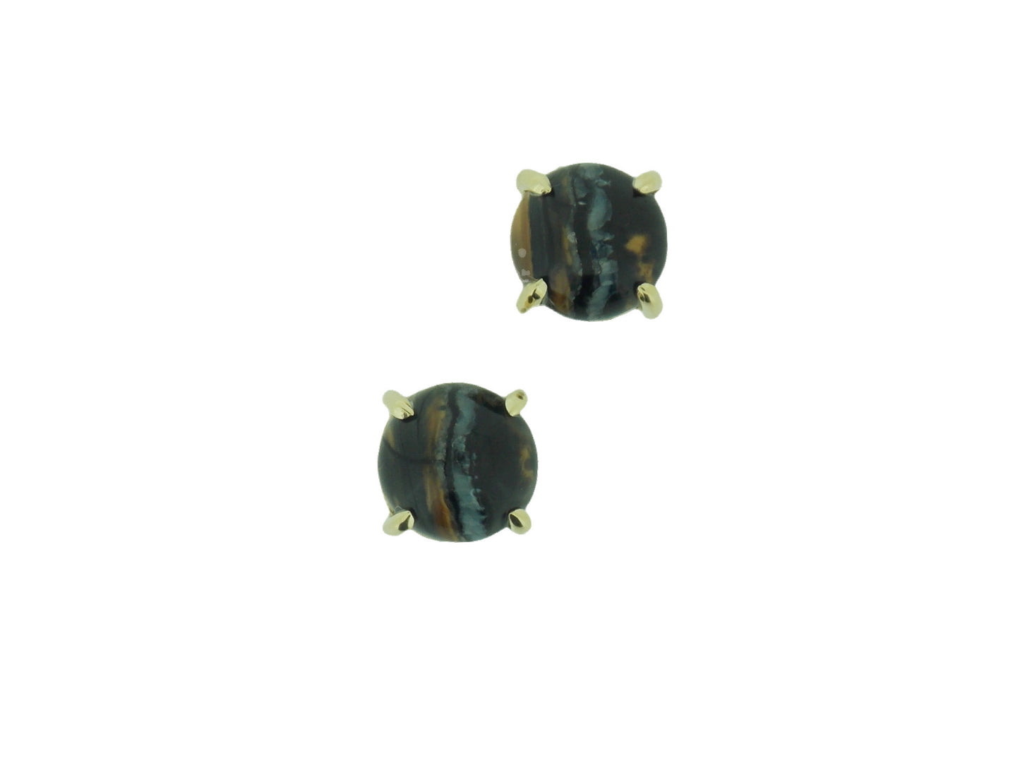 Black Fossilized Woolly Mammoth Studs