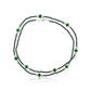 Emerald Rondelle Spinel Necklace