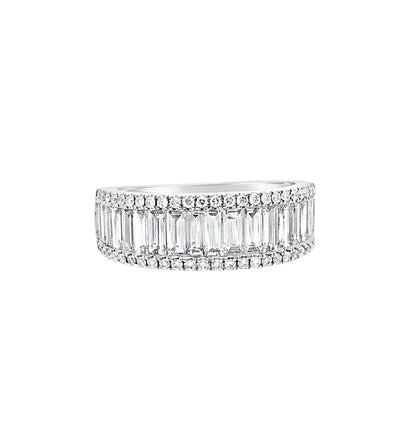 Diamond Baguette Anniversary Band