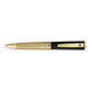 Gold Tone and Black Art Deco Ballpoint Pen