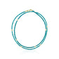 Apatite Pearl Gold Necklace