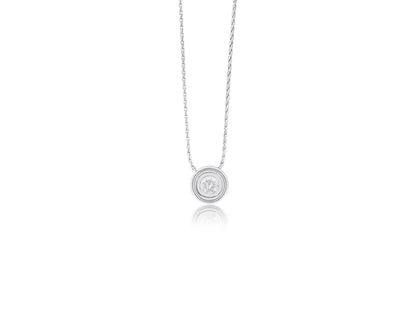 Bezel Diamond Pendant