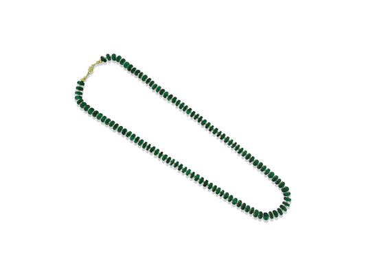 Malachite and Pearl Necklace