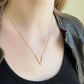 Diamond Triangle Pendant