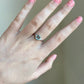 Aquamarine Diamond Accent Ring