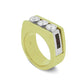 Custom Mans Diamond and Ruby Ring