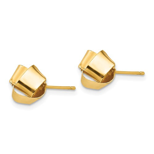 Gold Love Knot Studs