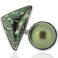 Boulder Opal and Tahitian Pearl Gold Ring