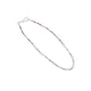 Pink Spinel Quartz and Pearl Necklace