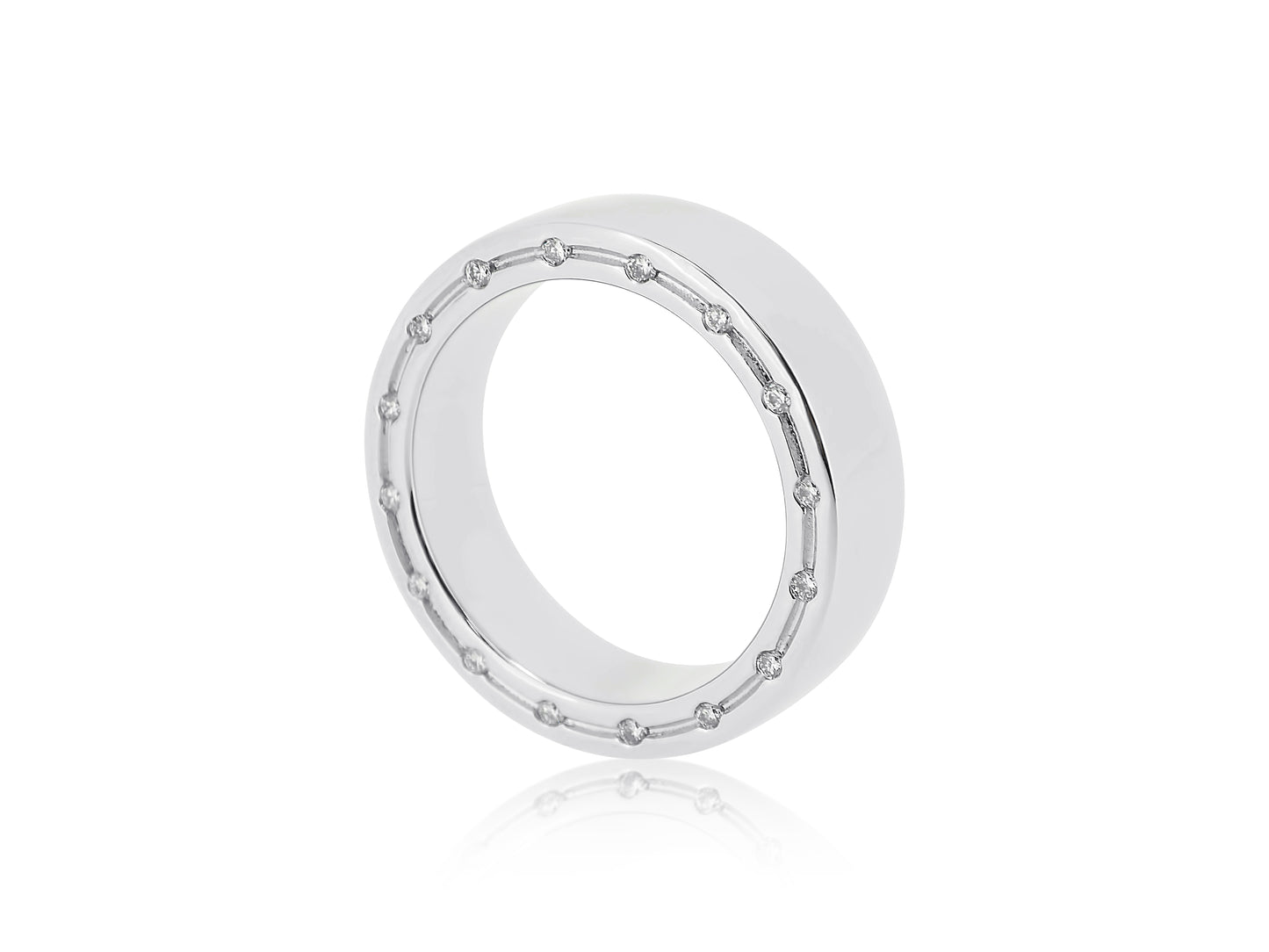 Custom Platinum Diamond Man's Ring