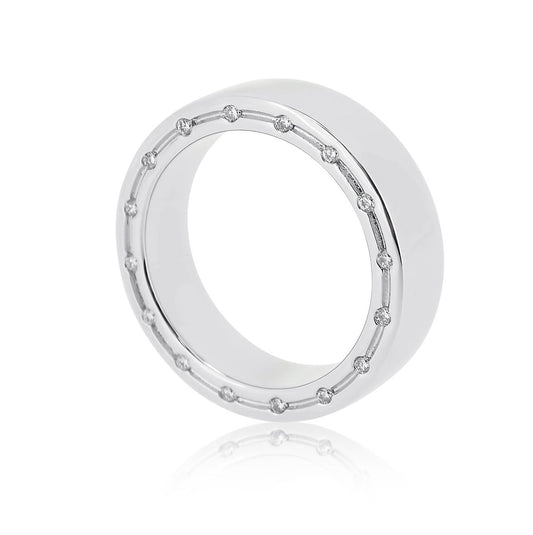 Custom Platinum Diamond Man's Ring