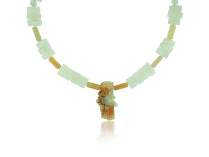 Aragonite Moonstone Necklace