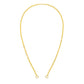 Round Spiked Push Lock Pendant with  Rolo Chain