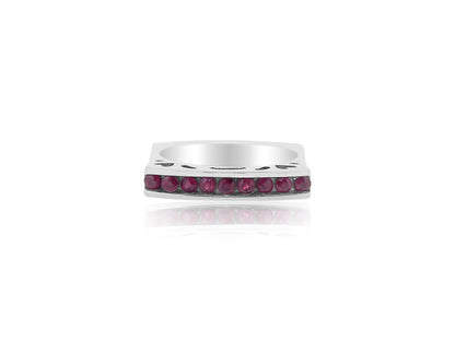 Ruby Bar Square Ring