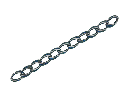 Sapphire and Diamond Endless Bracelet