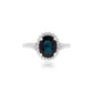 Sapphire and Diamond Ring