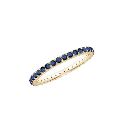 Sapphire Eternity Band