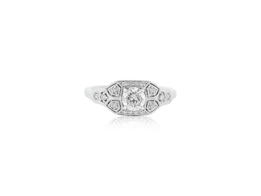 Vintage Inspired Diamond Ring