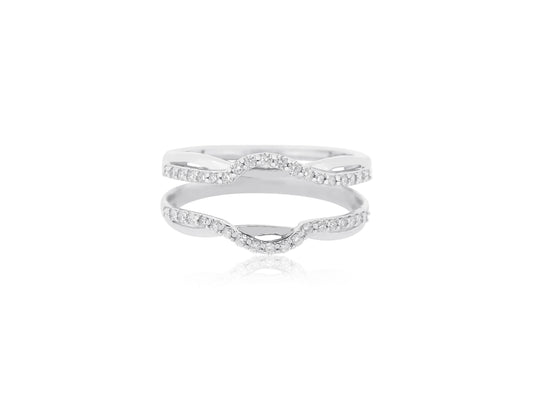 Diamond Jacket in White Gold